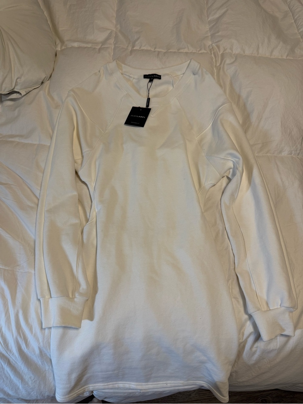 JLUXLABEL White Longsleeve Dress